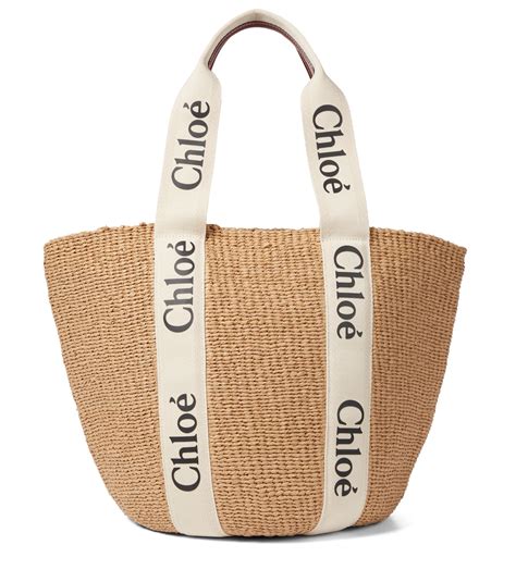 chloe raffia bag